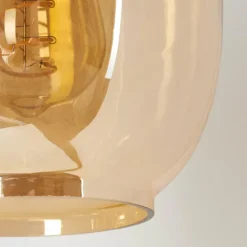 Suspension Nanami Argent Oxydé, Or, 7 lumières