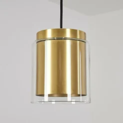 Suspension Pimeirol Noir, 1 lumière