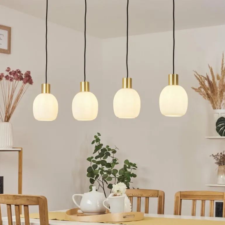 Suspension Pintacura Laiton, 4 lumières