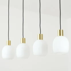Suspension Pintacura Laiton, 4 lumières