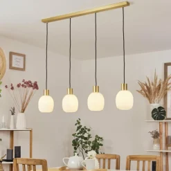 Suspension Pintacura Laiton, 4 lumières