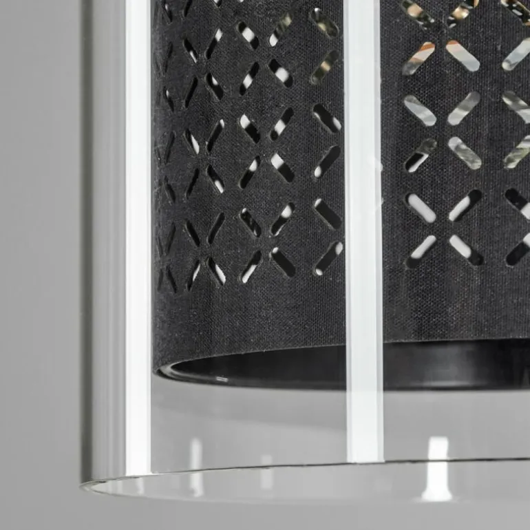 Suspension Rasperden Noir, 1 lumière