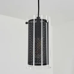 Suspension Rasperden Noir, 1 lumière