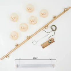 Suspension Remaisnil Laiton, 6 lumières