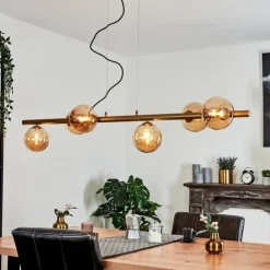 Suspension Remaisnil Laiton, 6 lumières