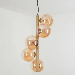 Suspension Remaisnil Or, 5 lumières