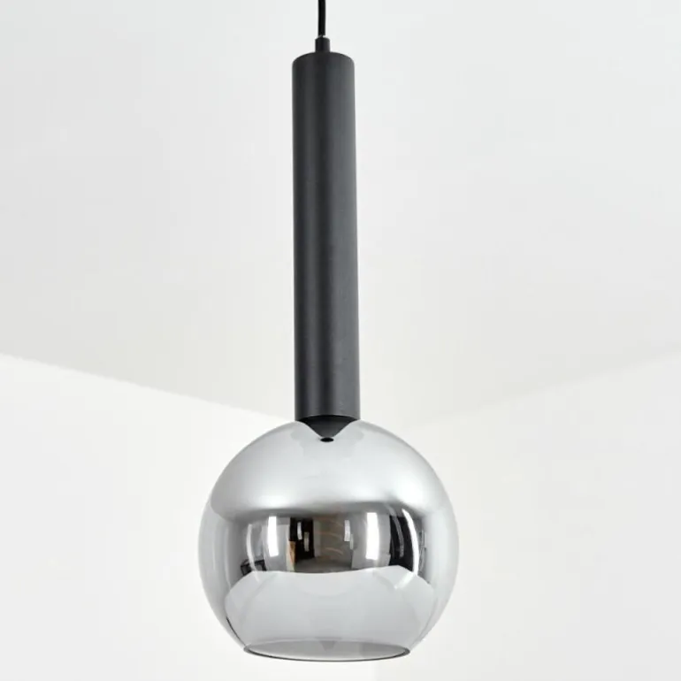 Suspension Trezeste Noir, 1 lumière