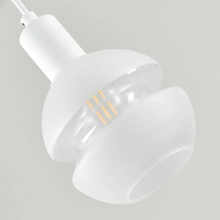 Suspension Ventosa Blanc, 5 lumières