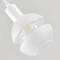 Suspension Ventosa Blanc, 9 lumières