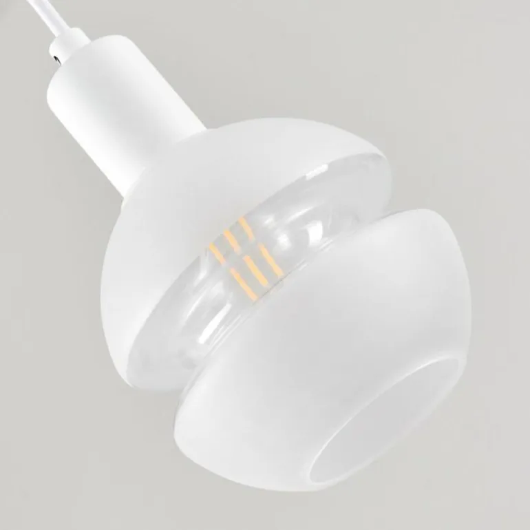 Suspension Ventosa Blanc, 9 lumières
