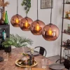 Suspension - Verre 25 cm Koyoto Cuivré, 4 lumières