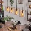 Suspension - Verre 20 cm Parane Ambre, 4 lumières