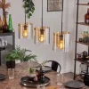Suspension - Verre 20 cm Parane Ambre, Clair, 3 lumières