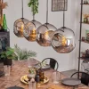 Suspension - Verre 30 cm Ripoll Chrome, 4 lumières