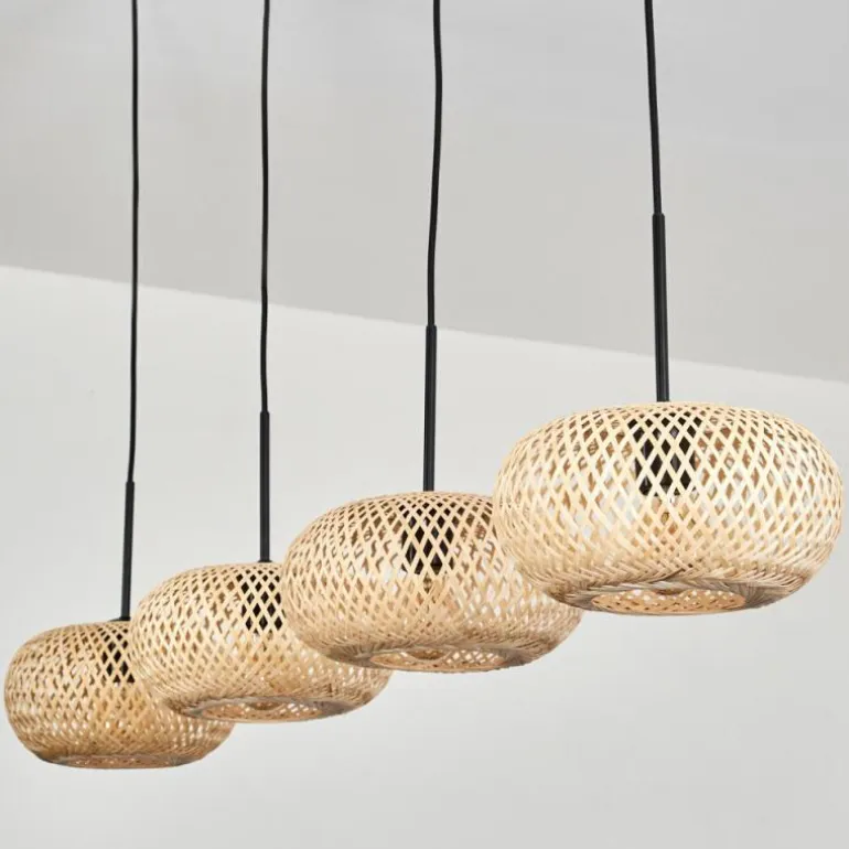 Suspension - Verre 25 cm Ripoll Écru, 4 lumières