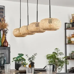 Suspension - Verre 25 cm Ripoll Écru, 4 lumières