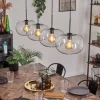 Suspension - Verre 30 cm Ripoll Clair, 4 lumières