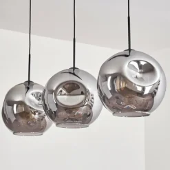 Suspension - Verre 30 cm Ripoll Fumé, 3 lumières