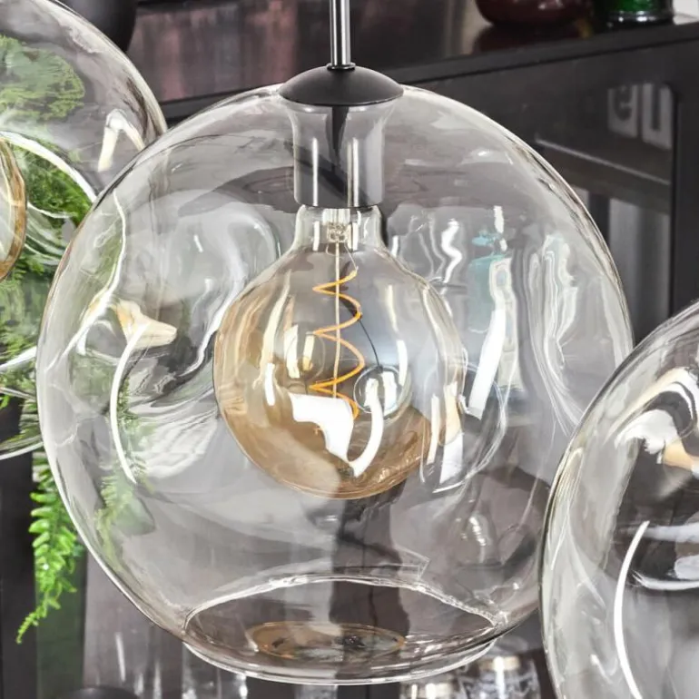 Suspension - Verre 30 cm Ripoll Clair, 3 lumières