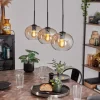 Suspension - Verre Apedo Ambre, Clair, 3 lumières