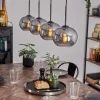 Suspension - Verre Apedo Fumé, 4 lumières