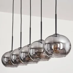 Suspension - Verre Apedo Fumé, 5 lumières