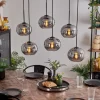 Suspension - Verre Apedo Fumé, 6 lumières