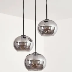 Suspension - Verre Apedo Fumé, 3 lumières