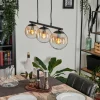 Suspension - Verre Gastor Ambre, Clair, 3 lumières