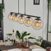 Suspension - Verre Gastor Ambre, Clair, 5 lumières