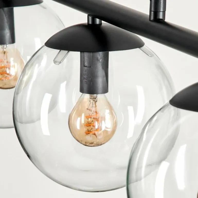Suspension - Verre Gastor Clair, 5 lumières