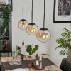 Suspension - Verre Gastor Ambre, Clair, 3 lumières