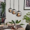 Suspension - Verre Gastor Fumé, 3 lumières