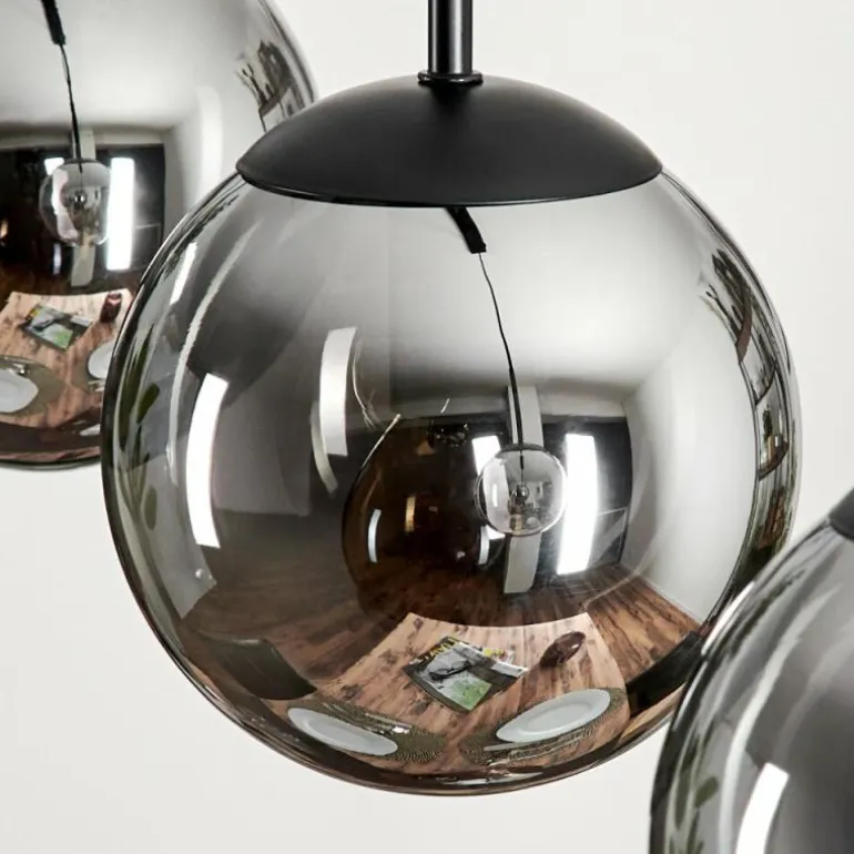 Suspension - Verre Gastor Fumé, 3 lumières