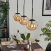 Suspension - Verre Gastor Ambre, 3 lumières
