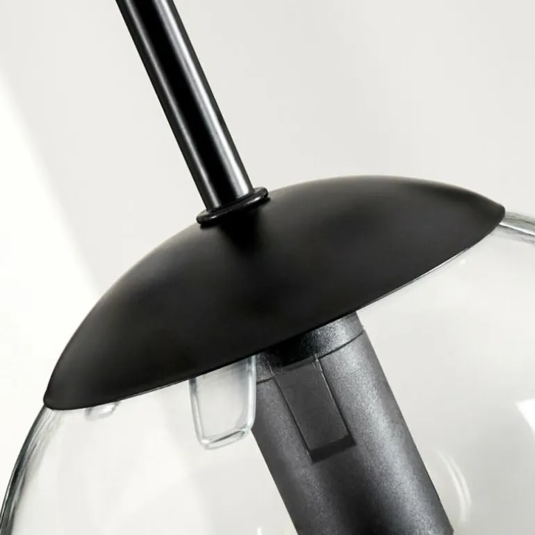 Suspension - Verre Gastor Clair, 3 lumières