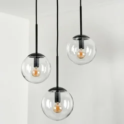 Suspension - Verre Gastor Clair, 3 lumières