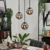 Suspension - Verre Gastor Fumé, 3 lumières