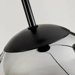 Suspension - Verre Gastor Chrome, Fumé, 3 lumières