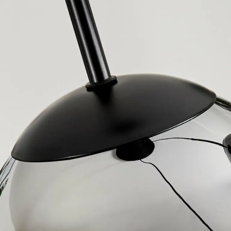 Suspension - Verre Gastor Chrome, Fumé, 3 lumières