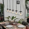 Suspension - Verre Gastor Clair, 5 lumières