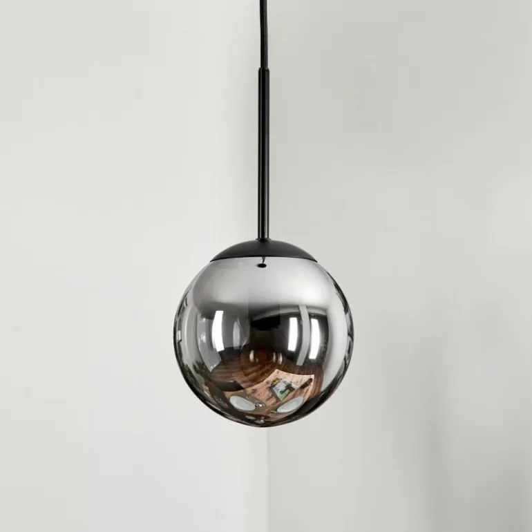 Suspension - Verre Gastor Fumé, 1 lumière