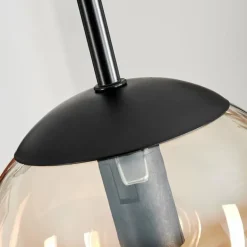 Suspension - Verre Gastor Ambre, 1 lumière