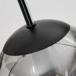 Suspension - Verre Gastor Chrome, Clair, Fumé, 4 lumières