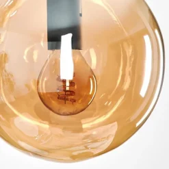 Suspension - Verre Gastor Ambre, 3 lumières