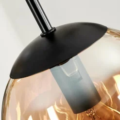 Suspension - Verre Gastor Ambre, 3 lumières