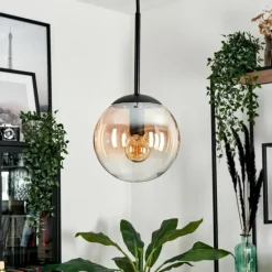 Suspension - Verre Gastor Ambre, Clair, 1 lumière