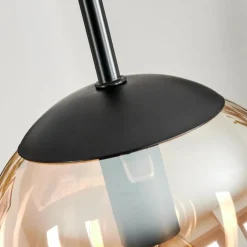 Suspension - Verre Gastor Ambre, Clair, 1 lumière