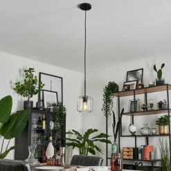 Suspension - Verre Lauden Clair, 1 lumière