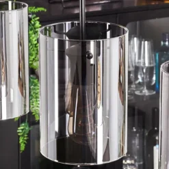 Suspension - Verre Parane Fumé, 5 lumières